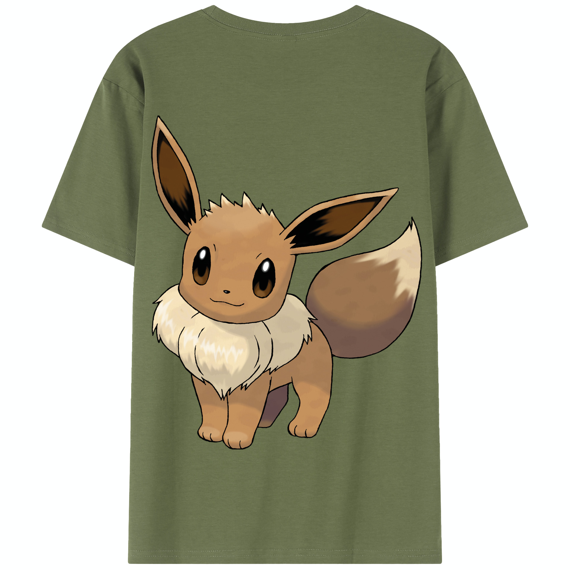 （画像用） ポケットモンスター Pokémon 綿100％半袖Tシャツ（背面プリント）